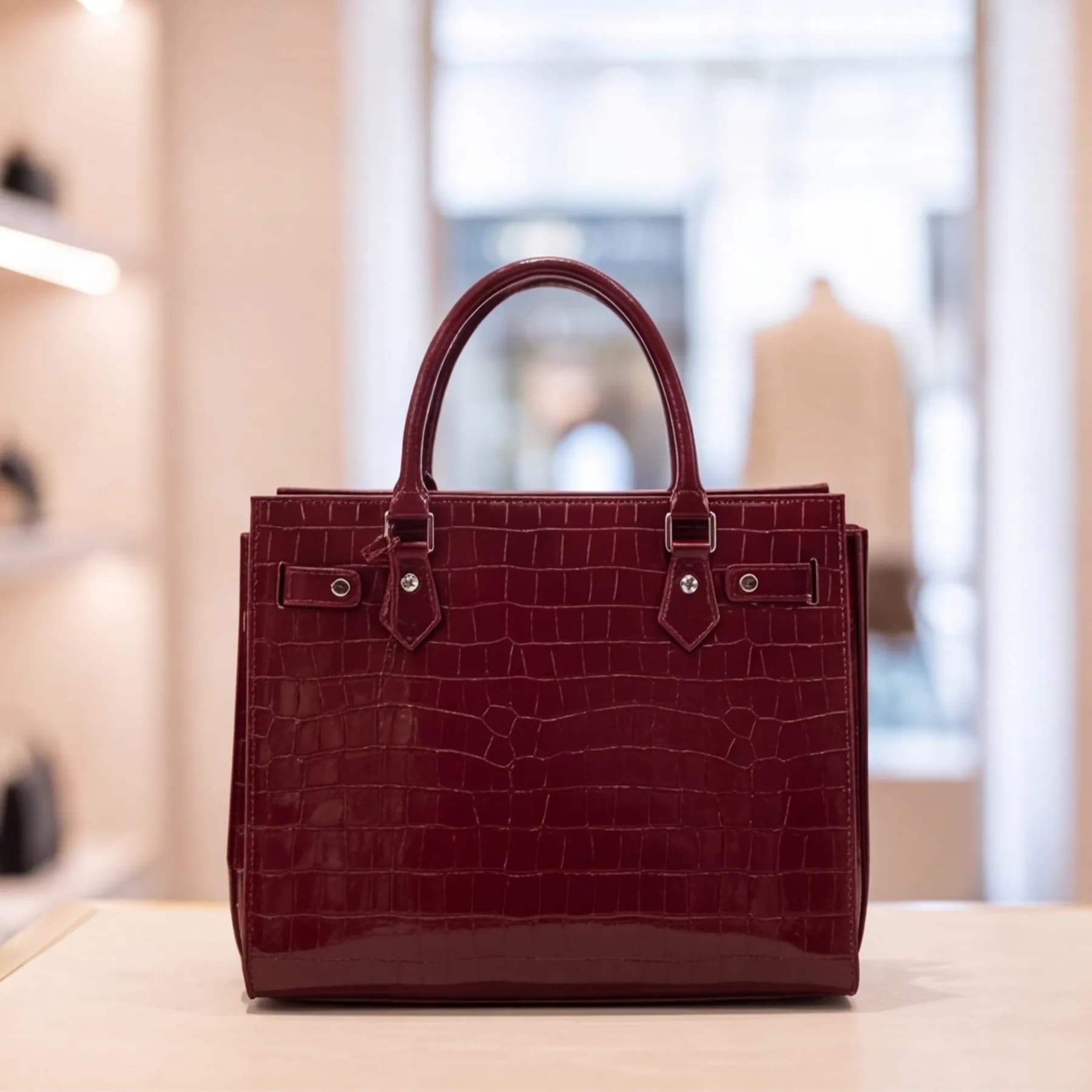 Selene Structured Top Handle Bag thumbnail 6