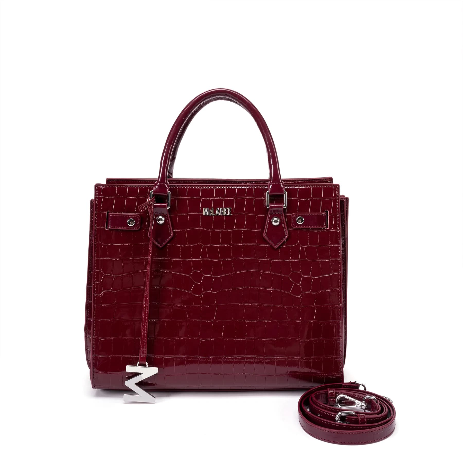 Selene Structured Top Handle Bag