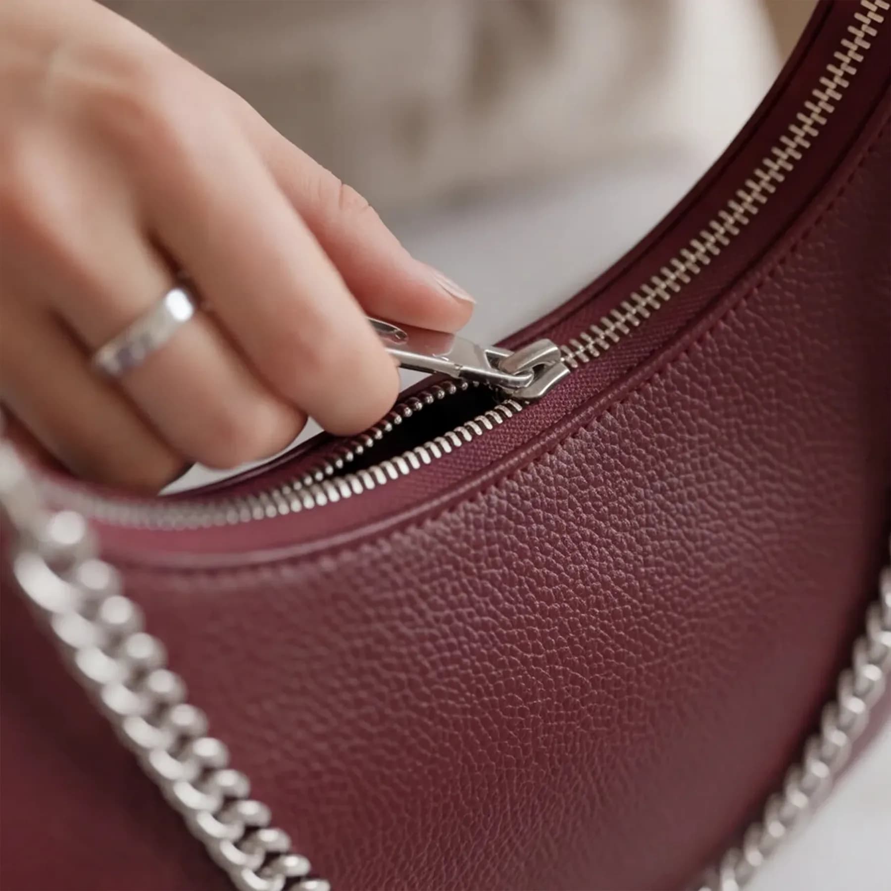 Estelle Crescent Hobo Bag thumbnail 6