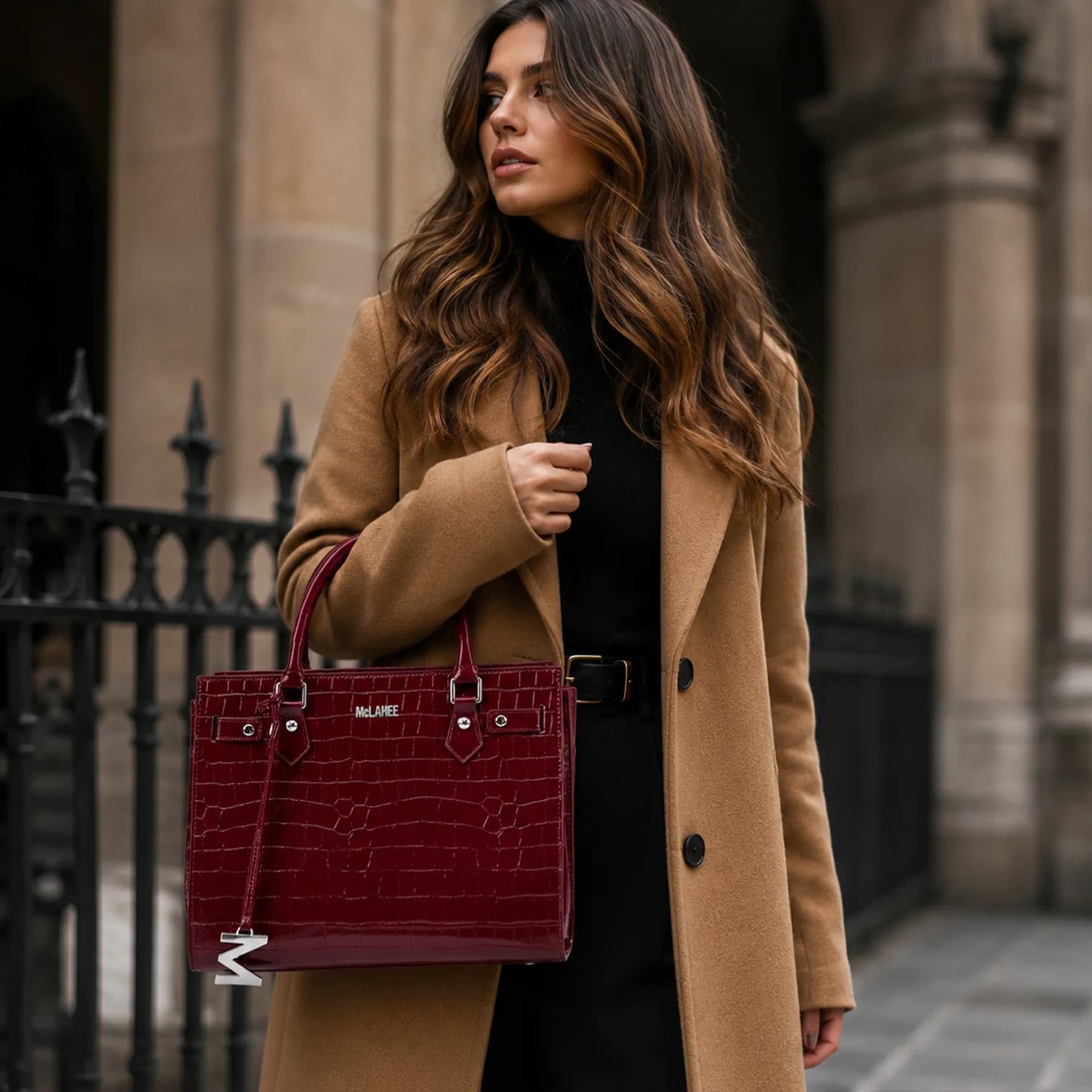 Selene Structured Top Handle Bag alternate view