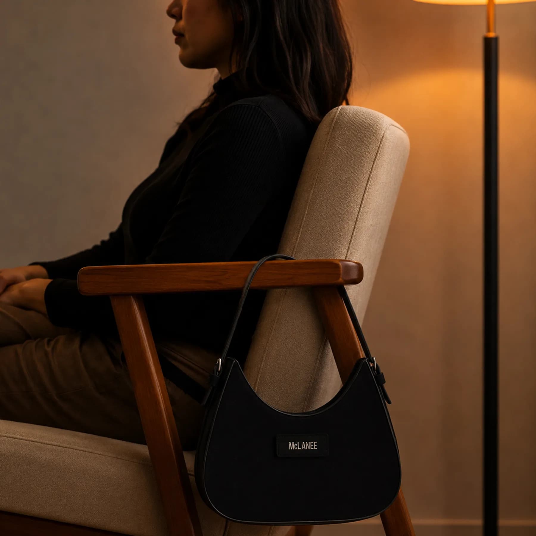 Elysia Leather Hobo Bag thumbnail 9